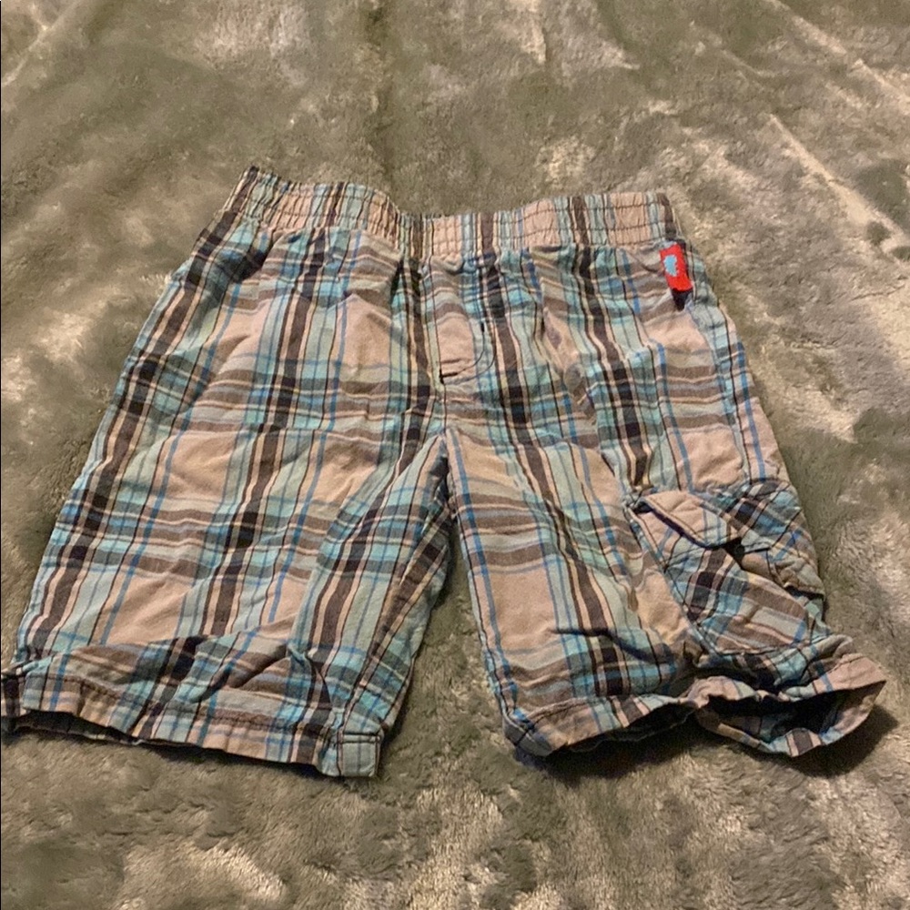 Plaid Boys Shorts - Multicolor